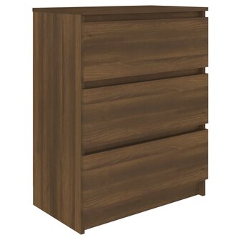 Dressoir 60x35x76 cm bewerkt hout bruin eikenkleur 8720286954508 2