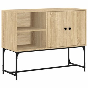 Dressoir 100x40x79,5 cm bewerkt hout sonoma eikenkleurig 8720845774363 2