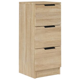 Dressoir 30x30x70 cm bewerkt hout sonoma eikenkleurig 8720287078715 2