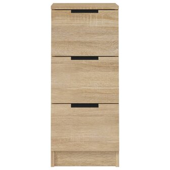 Dressoir 30x30x70 cm bewerkt hout sonoma eikenkleurig 8720287078715 6