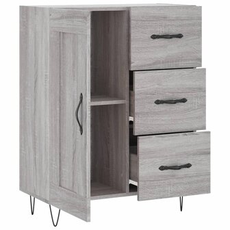 Dressoir 69,5x34x90 cm bewerkt hout grijs sonoma eikenkleurig 8720845870935 6