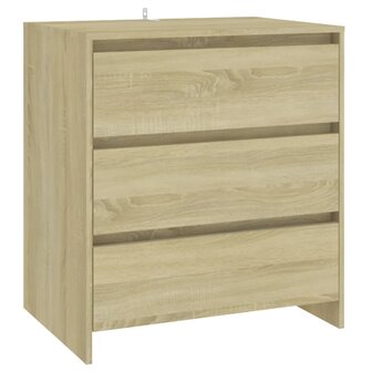 Dressoir 70x41x75 cm spaanplaat sonoma eikenkleurig 8720286835210 2