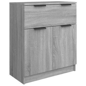 Dressoir 60x30x70 cm bewerkt hout grijs sonoma eikenkleurig 8720286967904 2