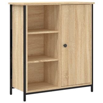 Dressoir 70x30x80 cm bewerkt hout sonoma eikenkleurig 8721012126565 2