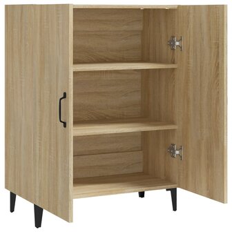 Dressoir 70x34x90 cm bewerkt hout sonoma eikenkleurig 8720286972229 4