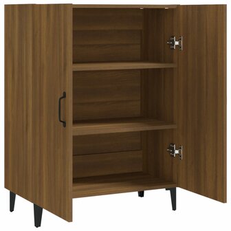 Dressoir 70x34x90 cm bewerkt hout bruineikenkleurig 8720286973424 4