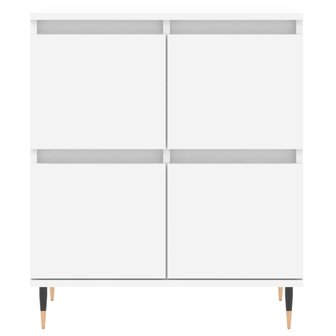 Dressoir 60x35x70 cm bewerkt hout wit 8720845874315 5