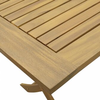 Tuintafel inklapbaar 120x70x75 cm massief acaciahout 8721012448445 8