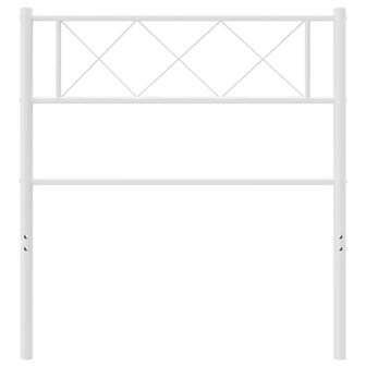 Hoofdbord 80 cm metaal wit 8721012191327 3