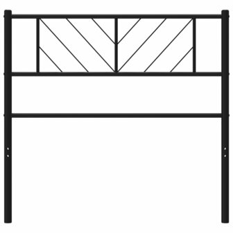 Hoofdbord 75 cm metaal zwart 8721012189843 3