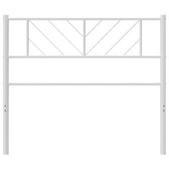 Hoofdbord 90 cm metaal wit 8721012190351 3