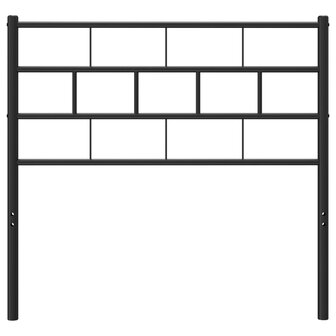 Hoofdbord 100 cm metaal zwart 8721012188891 3