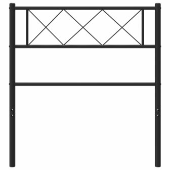 Hoofdbord 100 cm metaal zwart 8721012190856 3