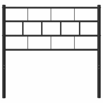 Hoofdbord 107 cm metaal zwart 8721012188907 3