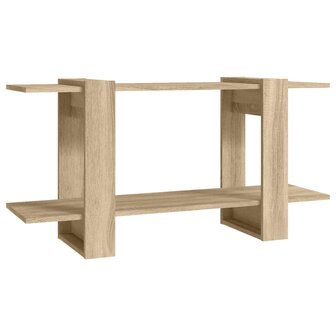 Boekenkast 100x30x51 cm bewerkt hout sonoma eikenkleurig 8720286842683 2