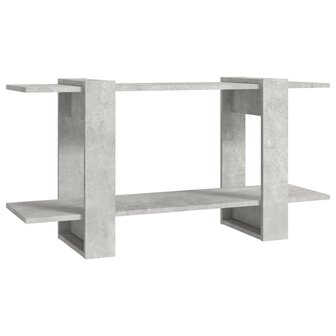 Boekenkast 100x30x51 cm bewerkt hout betongrijs 8720286842690 2