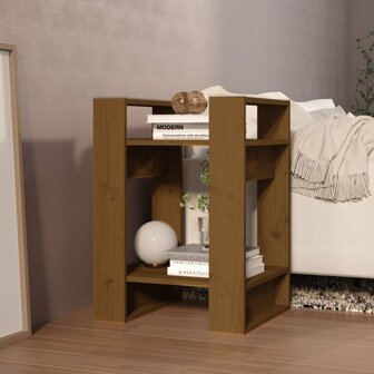 Boekenkast/kamerscherm 41x35x57 cm grenenhout honingbruin 8720286904954 6