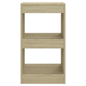 Boekenkast/kamerscherm 40x30x72 cm sonoma eikenkleurig 8720286842935 3