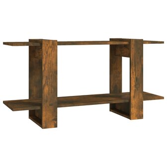 Boekenkast 100x30x51 cm bewerkt hout gerookt eikenkleurig 8720286844007 2