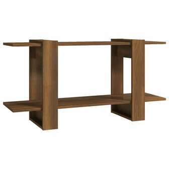 Boekenkast 100x30x51 cm bewerkt hout bruineikenkleurig 8720286844021 2