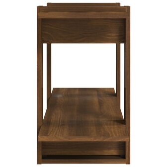 Boekenkast 100x30x51 cm bewerkt hout bruineikenkleurig 8720286844021 4