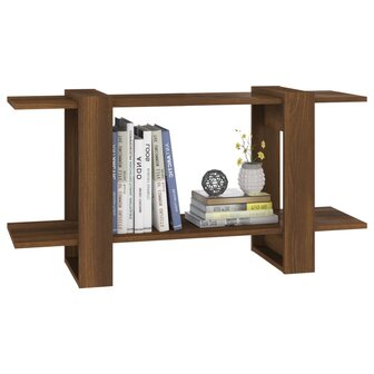 Boekenkast 100x30x51 cm bewerkt hout bruineikenkleurig 8720286844021 5