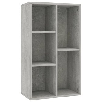 Boekenkast/dressoir 50x25x80 cm bewerkt hout betongrijs 8719883673271 2