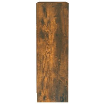 Boekenkast 60x24x76 cm bewerkt hout gerookt eikenkleurig 8720286931493 5