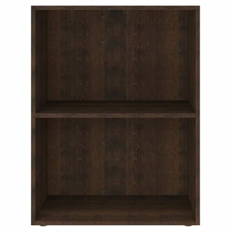 Boekenkast 60x31x78 cm bewerkt hout gerookt eikenkleurig 8720286763360 3