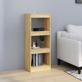 Boekenkast / kamerscherm 40x30x103,5 cm massief grenenhout 8720286608388 3