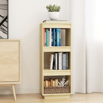 Boekenkast / kamerscherm 40x35x103 cm massief grenenhout 8720286815755 1