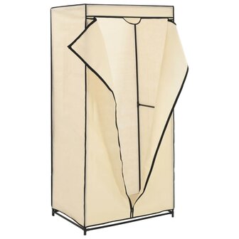 Kledingkasten 2 st 75x50x160 cm cr&egrave;me 8719883564876 4