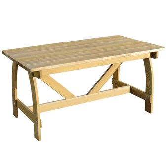 Tuintafel 150x74x75 cm ge&iuml;mpregneerd grenenhout 8718475975984 1