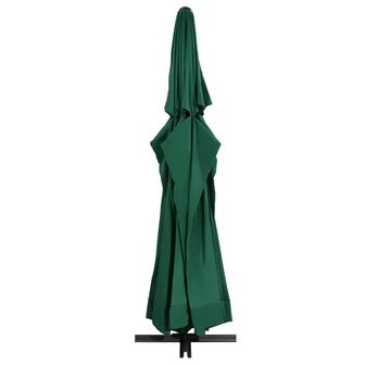 Parasol met aluminium paal 600 cm groen 8719883763798 3