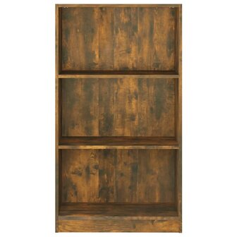 Boekenkast 60x24x109 cm bewerkt hout gerookt eikenkleurig 8720286931523 5