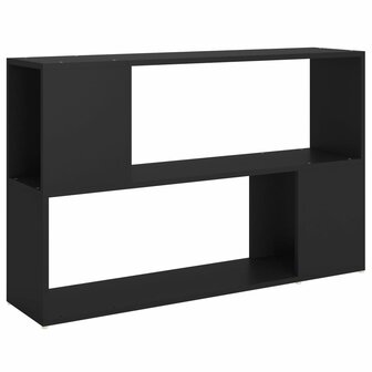 Boekenkast 100x24x63 cm spaanplaat zwart 8720286651278 2