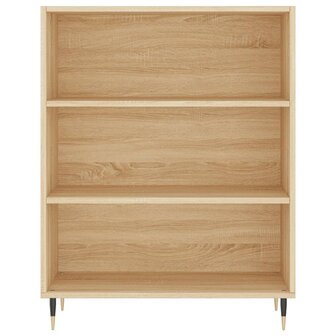 Boekenkast 69,5x32,5x90 cm bewerkt hout sonoma eikenkleurig 8720845866266 4