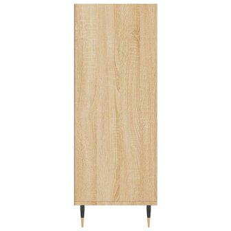 Boekenkast 69,5x32,5x90 cm bewerkt hout sonoma eikenkleurig 8720845866266 5