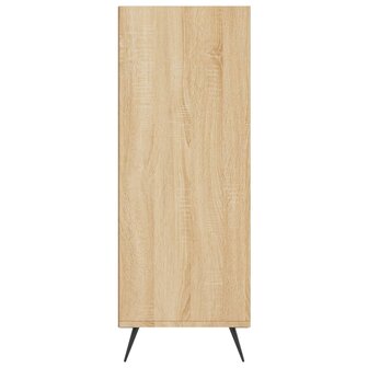 Boekenkast 69,5x32,5x90 cm bewerkt hout sonoma eikenkleurig 8720845866181 5