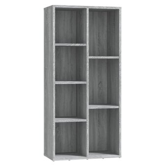 Boekenkast 50x25x106 cm grijs sonoma eikenkleurig 8720286954287 2