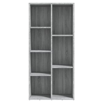 Boekenkast 50x25x106 cm grijs sonoma eikenkleurig 8720286954287 6