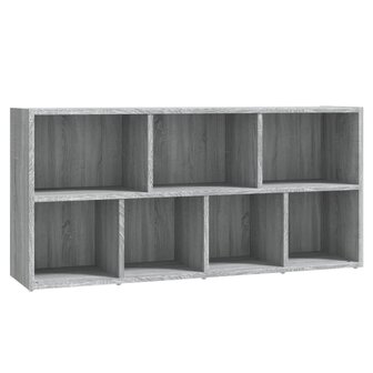 Boekenkast 50x25x106 cm grijs sonoma eikenkleurig 8720286954287 9