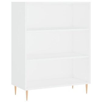 Boekenkast 69,5x32,5x90 cm bewerkt hout wit 8720845866310 2