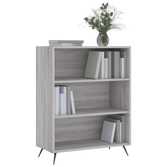 Boekenkast 69,5x32,5x90 cm bewerkt hout grijs sonoma eikenkleur 8720845866211 3