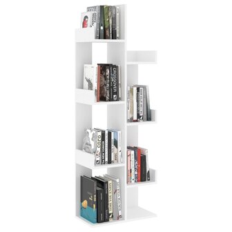 Boekenkast 48x25,5x140 cm spaanplaat wit 8720286645895 4