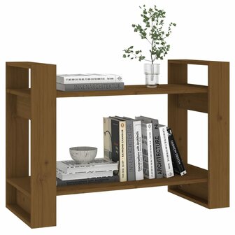 Boekenkast/kamerscherm 80x35x56,5 cm grenenhout honingbruin 8720286905357 4