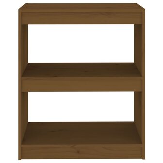 Boekenkast/kamerscherm 60x30x71,5 cm grenenhout honingbruin 8720286608616 5