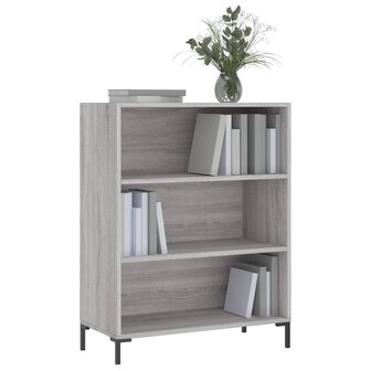 Boekenkast 69,5x32,5x90 cm bewerkt hout grijs sonoma eikenkleur 8720845866532 3