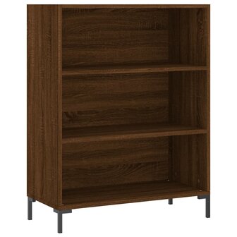 Boekenkast 69,5x32,5x90 cm bewerkt hout bruin eikenkleur 8720845866549 2