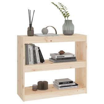 Boekenkast/kamerscherm 80x30x71,5 cm massief grenenhout 8720286608838 4